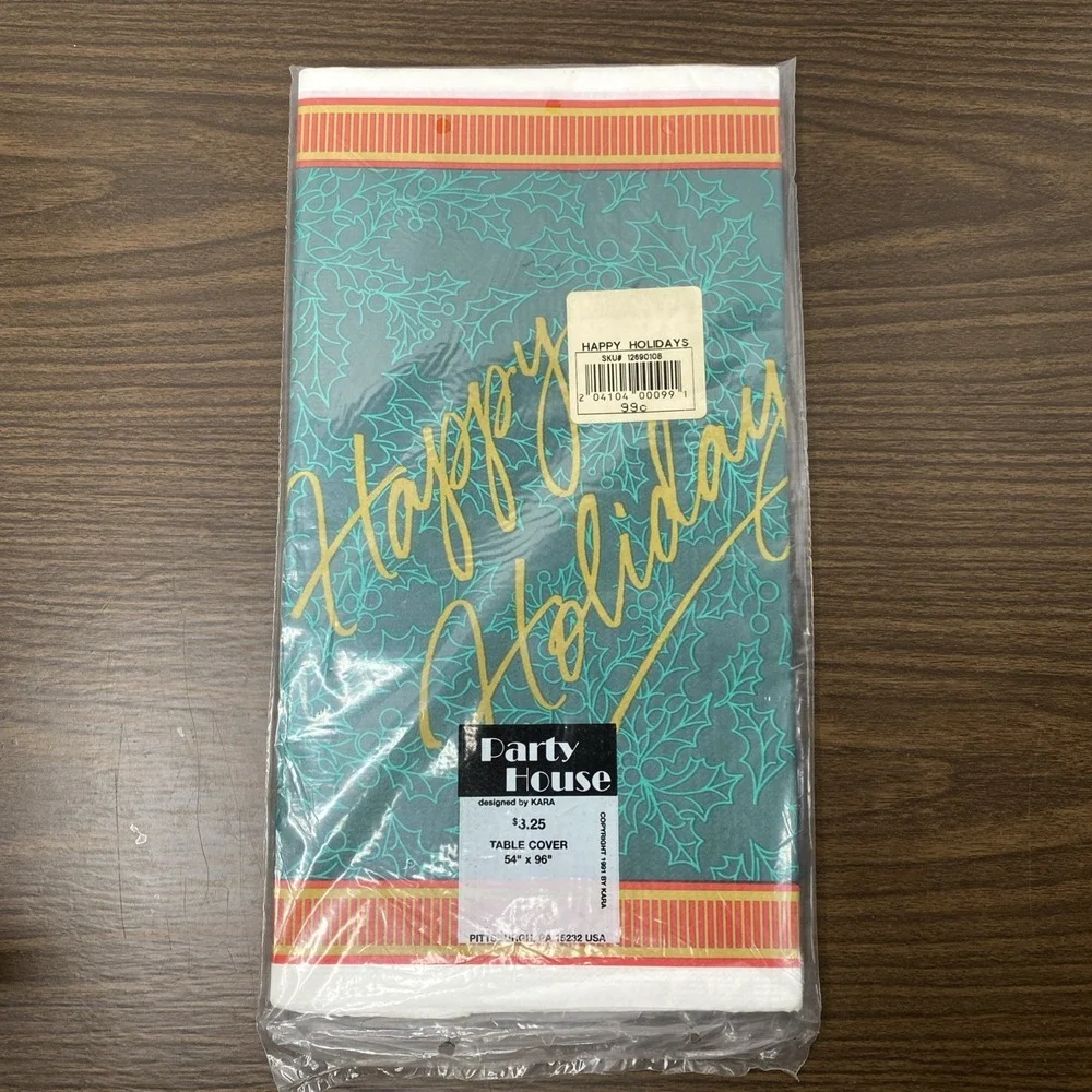 Vtg Happy Holidays 54